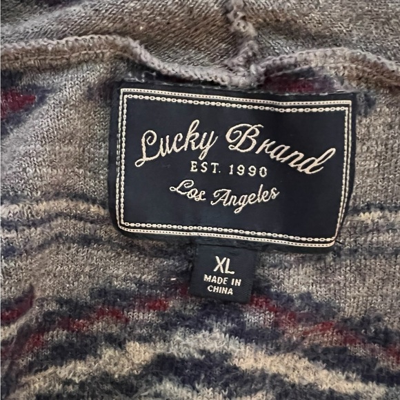 Geometric Patterned Open Cardigan - Picture 3 of 4